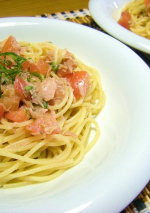 ❤トマトとツナの和風冷製パスタ❤-レシピのメイン写真