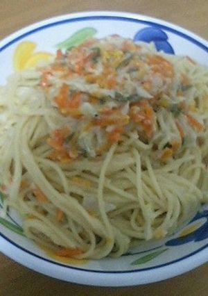 かにのクリームパスタ-レシピのメイン写真