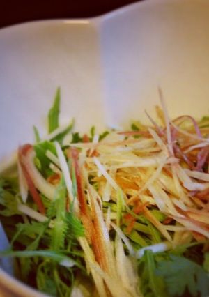 春菊とみょうがの生サラダ-レシピのメイン写真