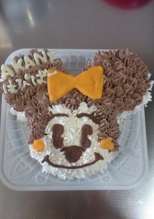 ミニーちゃん デコレーションケーキ-レシピのメイン写真
