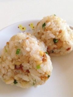 満腹!天かすおにぎり-レシピのメイン写真