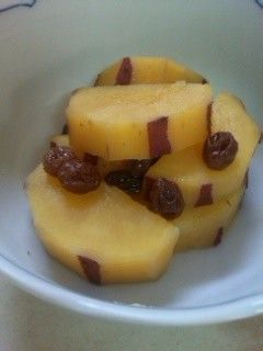 さつまいもとレーズンの甘煮-レシピのメイン写真