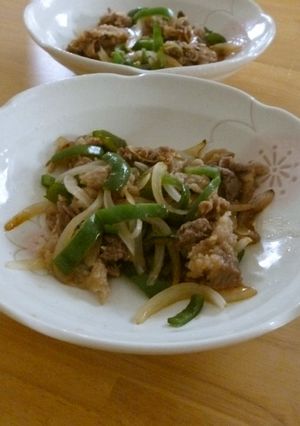 ピーマン牛肉玉ねぎの中華炒め-レシピのメイン写真