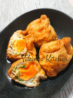 お肉入り☆しみしみ玉子巾着-レシピのメイン写真