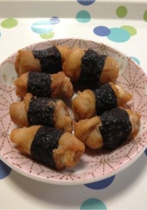 弁当用に冷凍☆唐揚げ粉で豚肉くるくる揚げ-レシピのメイン写真