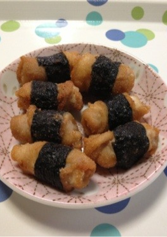 弁当用に冷凍☆唐揚げ粉で豚肉くるくる揚げ-レシピのメイン写真