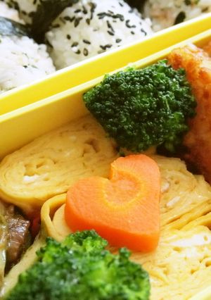 にんじんの型抜き～弁当用冷凍～-レシピのメイン写真