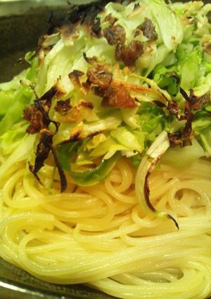 グリルドキャベツのアンチョビパスタ♪-レシピのメイン写真