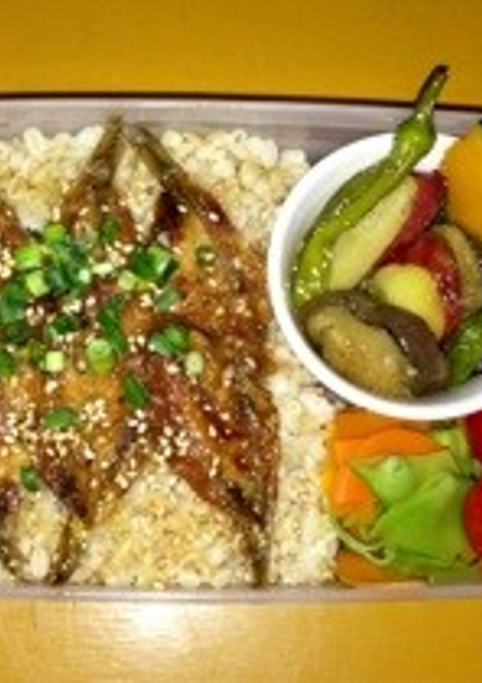 鰯の蒲焼きのっけ弁当♫-レシピのメイン写真