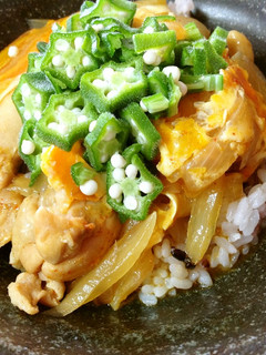 鶏胸で簡単ピリ辛親子丼♪-レシピのメイン写真