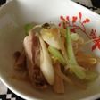 グリルチキンとザーサイの冷菜