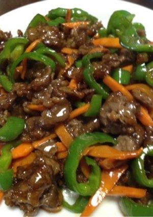 牛コマ肉と野菜のオイスターソース炒め-レシピのメイン写真
