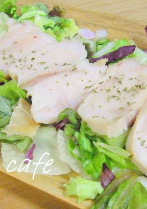 やわらかジューシィ☆香味蒸し鶏-レシピのメイン写真