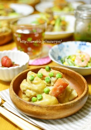 大豆ピューレで鶏じゃが-レシピのメイン写真