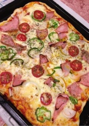 ボール一つで お手軽ピッツァ-レシピのメイン写真
