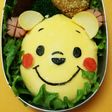 オムライスでプーさん♡キャラ弁
