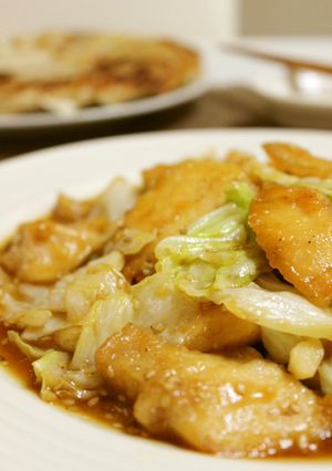 お肉柔らか＊鶏胸肉とキャベツの旨ダレ炒め-レシピのメイン写真