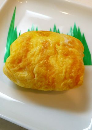 お弁当に！卵1個で出来る厚焼き卵-レシピのメイン写真