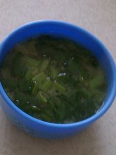 かぶの葉の味噌汁-レシピのメイン写真