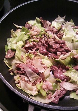 レタスたっぷりスタミナチャーハン-レシピのメイン写真