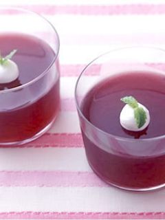 ブルーベリー黒酢の寒天ゼリー-レシピのメイン写真