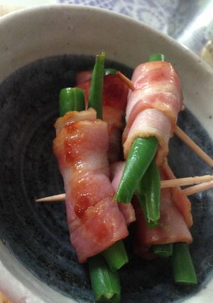 インゲンのベーコン巻-レシピのメイン写真