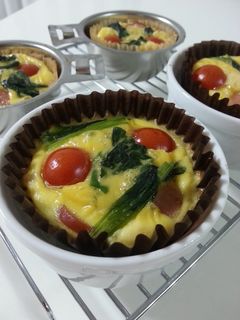 ☆ お弁当用 即席 キッシュ !!☆②-レシピのメイン写真