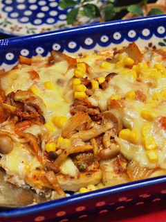 ガッツリ!豆腐すて~き豚キムチーズ焼き!-レシピのメイン写真