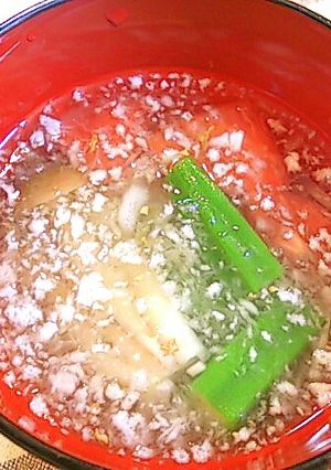 暑い日・夏バテに☆夏野菜の冷製みぞれ汁-レシピのメイン写真