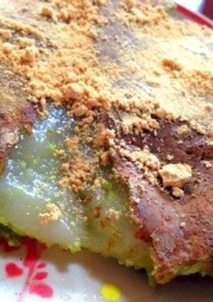 餅入り抹茶ホットケーキ-レシピのメイン写真