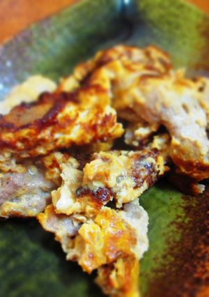 最強ご飯のおかず☆豚こま肉のソースピカタ-レシピのメイン写真