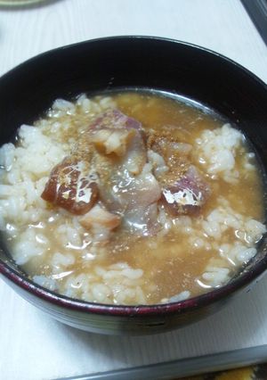 夜食・朝食にも◎刺身の残りで簡単鯛茶漬け-レシピのメイン写真