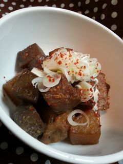 こってり。大根と蒟蒻のみそ煮(どて煮風)-レシピのメイン写真