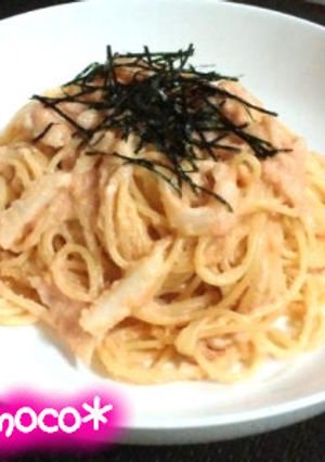 本格簡単！王道のたらこクリームパスタ♪-レシピのメイン写真