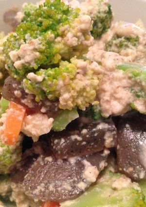 ブロッコリーにんじんこんにゃくの白和え-レシピのメイン写真