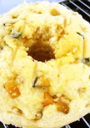 レンジで☆かぼちゃ入りおからケーキ-レシピのメイン写真