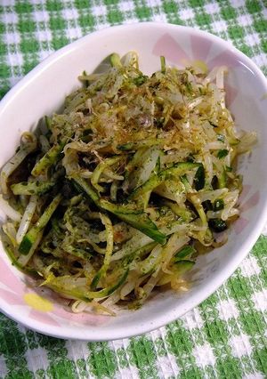 簡単！茄子もやし胡瓜のピリ辛和え-レシピのメイン写真