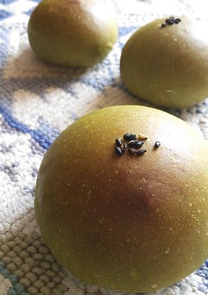 香り豊かな緑茶あんぱん-レシピのメイン写真