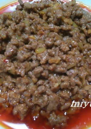 食べるラー油で簡単♪◎肉味噌◎-レシピのメイン写真