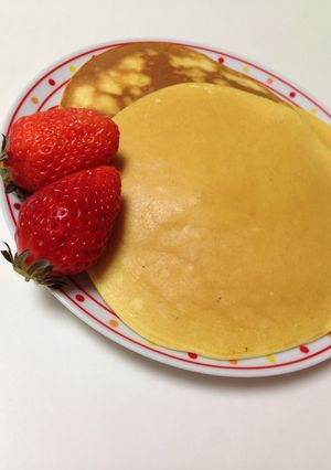 メレンゲの泡立て簡単3分☆分厚いパンケーキ-レシピのメイン写真