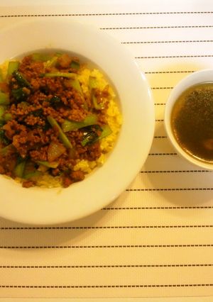 ピリ辛肉味噌チャーハン-レシピのメイン写真
