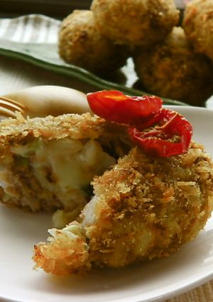 たっぷりキャベツのチーズ入りメンチカツ♬-レシピのメイン写真