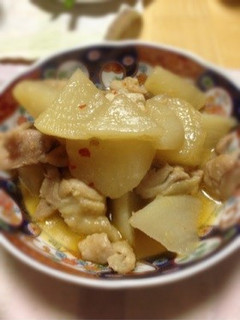 大根と鶏もも肉のピリ辛煮-レシピのメイン写真