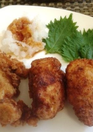 おろし＋しそ＋鳥から揚げ　夏に最高-レシピのメイン写真