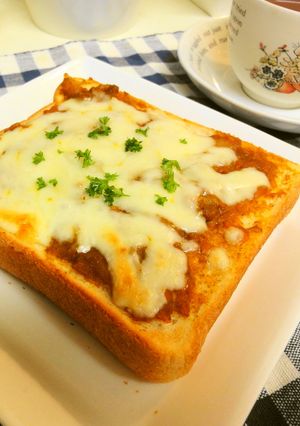 ＊簡単＊カレーチーズトースト＊-レシピのメイン写真
