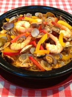パスタパエリア-レシピのメイン写真