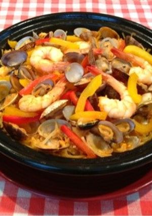 パスタパエリア-レシピのメイン写真