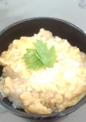☆超簡単ひとりランチ★とろとろたまご丼☆-レシピのメイン写真
