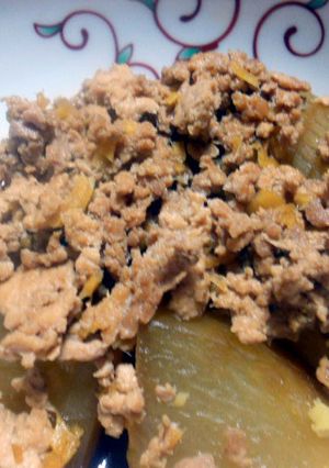 冬瓜と鶏ひき肉の煮物-レシピのメイン写真