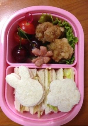 パン好き娘のサンドイッチ弁当-レシピのメイン写真